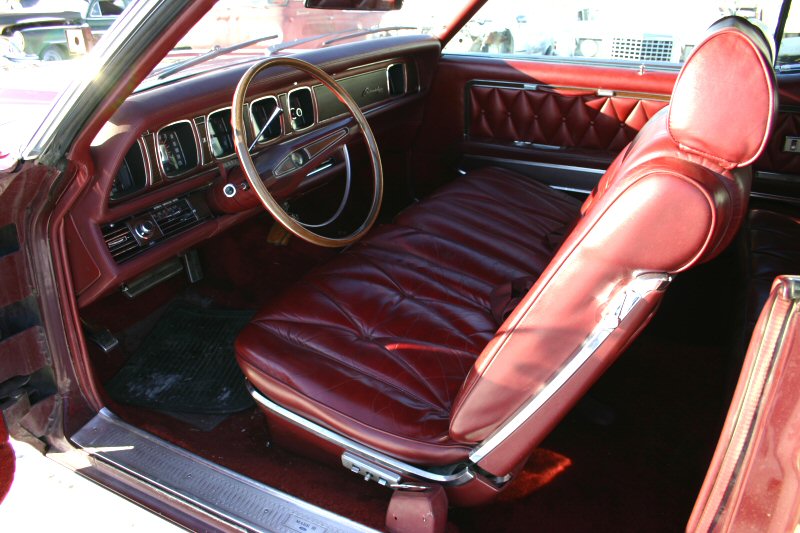 1969 Continental Mark III interior