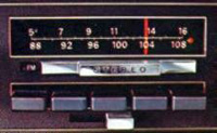 1972 Continental Mark IV - AM/FM Stereo radio - optional
