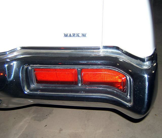 1973 Continental Mark IV - taillights - soon to be changed for 1974