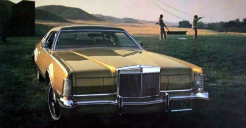 1974 Continental Mark IV Gold Luxury Group 