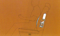 1975 Continental Mark IV - Power Lumbar Seat - optional 