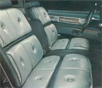 1976 Continental Mark IV - dark jade/light jade luxury group interior - optional 