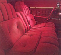 1976 Continental Mark IV - Versailles velour cloth interior - optional 