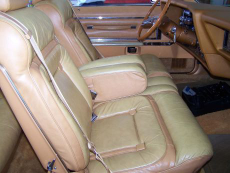 1977 Continental Mark V Bill Blass Leather interior