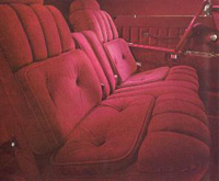 1977 Continenal Mark V Majestic velour interior - optional 