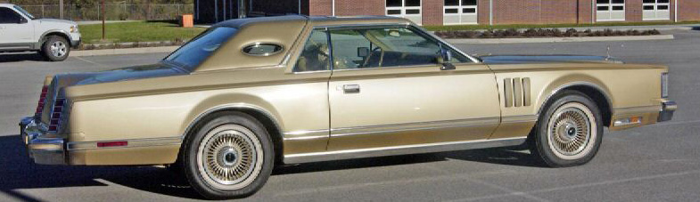 1978 Continental Mark V Diamond Jubilee Edition in Jubilee Gold 