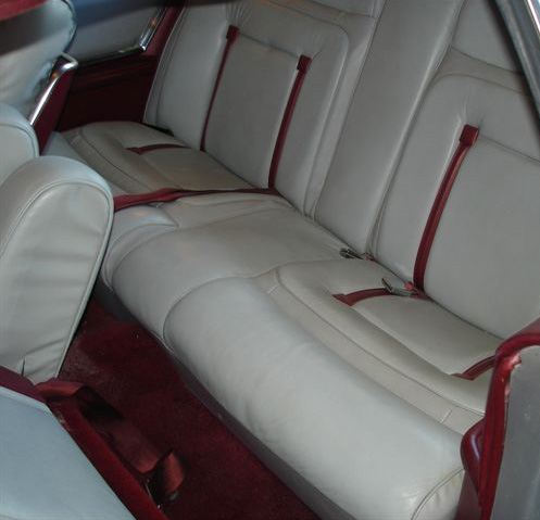 1978 Continental Mark V Pucci dove grey leather interior