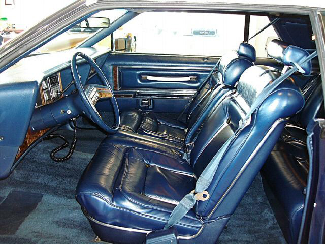 1979 Continental Mark v w/blue leather interior