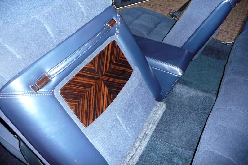 1979 Continental Mark V Collector's Series Seat w/woodtone appliqué
