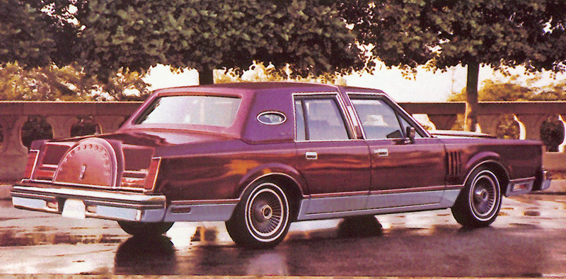 1980 Continental Mark VI Signature Series 4-door Sedan in Maroon