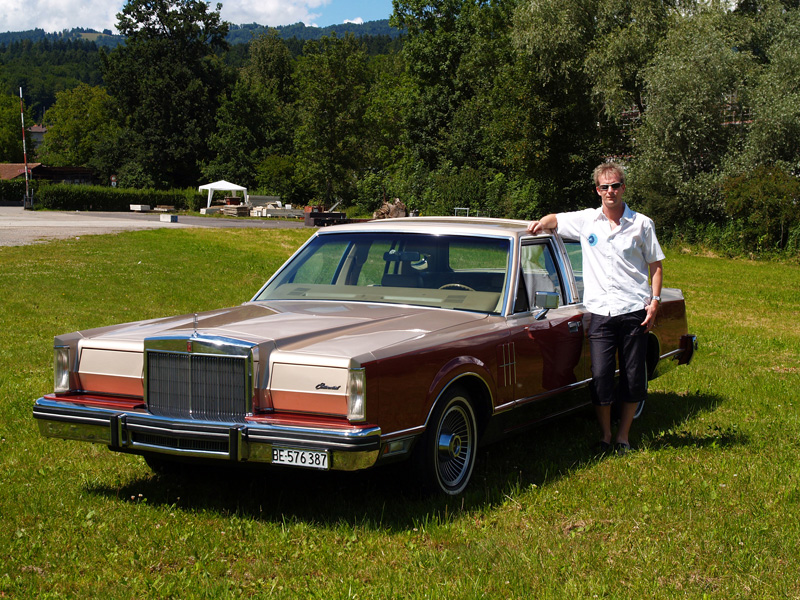 Chris with his 1980 Continental Mark VI Sedan